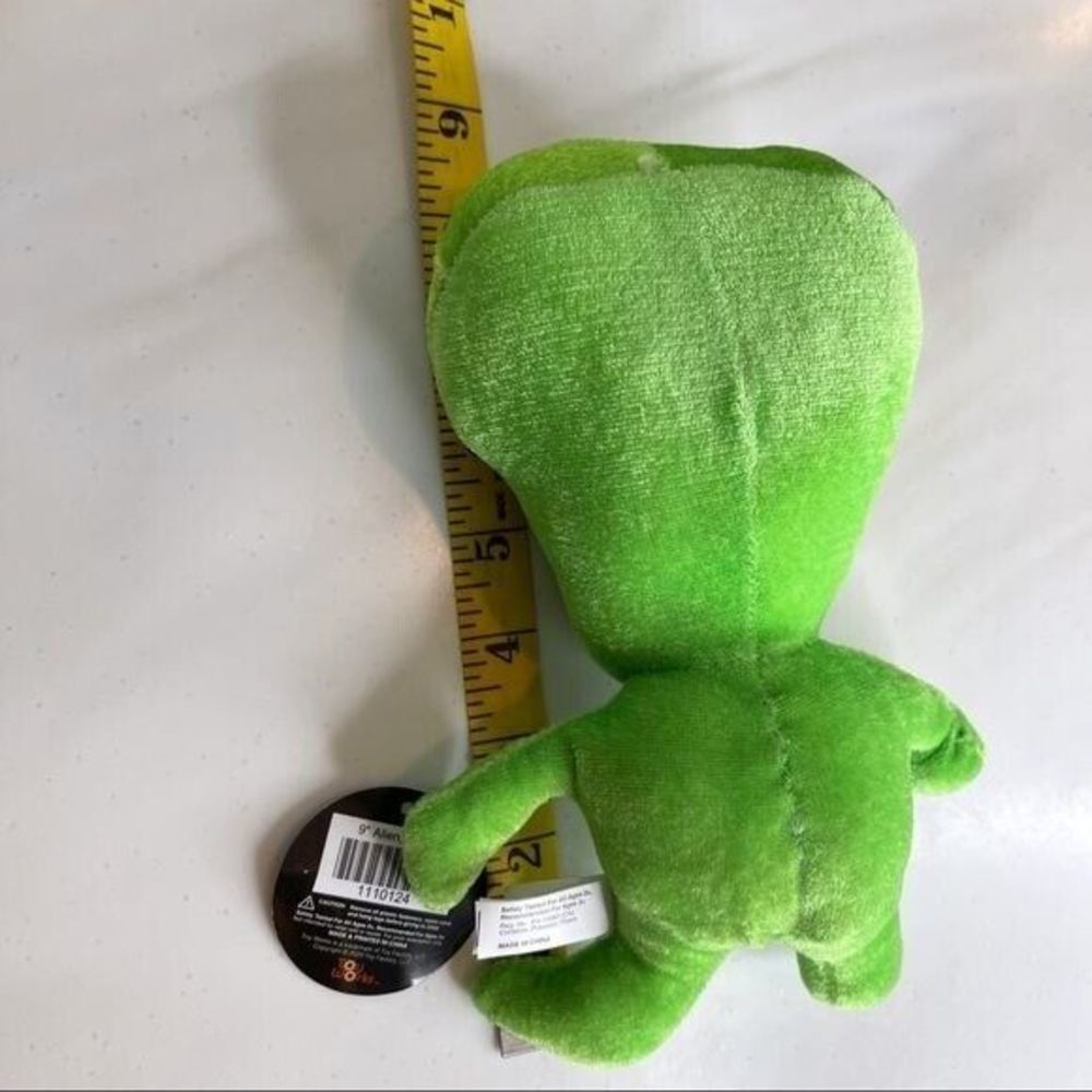 Green Alien Plush Toy New Green - Picture 2 of 9